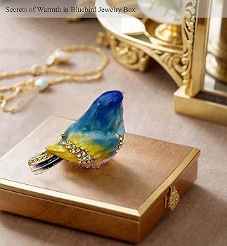 クリスタル装飾 鳥のアクセサリーケース クリスタル装飾 鳥のアクセサリーケース